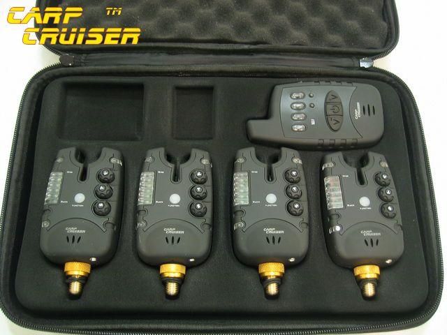 Набір сигналізаторів покльовки CarpCruiser FA211-4 (4+1) з бездротовим радіо пейджером FA211-4 фото