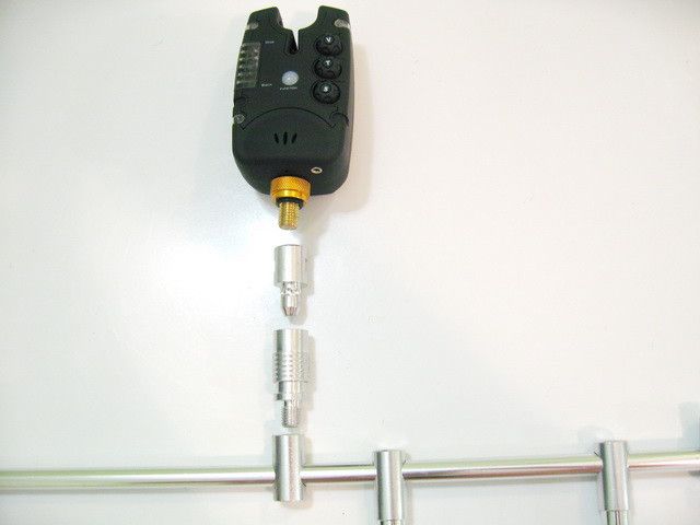 Набор Быстросъемных креплений сигнализатора на род под - Набор 4 шт, на буз баре, стойке под карповую удочку БЗК-4 фото
