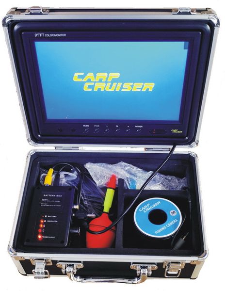 Подводная камера Carp Cruiser СC9-iR15-LUX с цветным 9" монитором 15 м кабеля 12 светодиодов ИК подсветка СC9-iR15-LUX фото