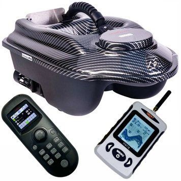 Boatman Actor CARBON 10A-GPS-F7 прикормочний кораблик з GPS навігацією, автопілотом монохромним ехолотом для риболовлі  CARBON 10A-GPS-F7 фото
