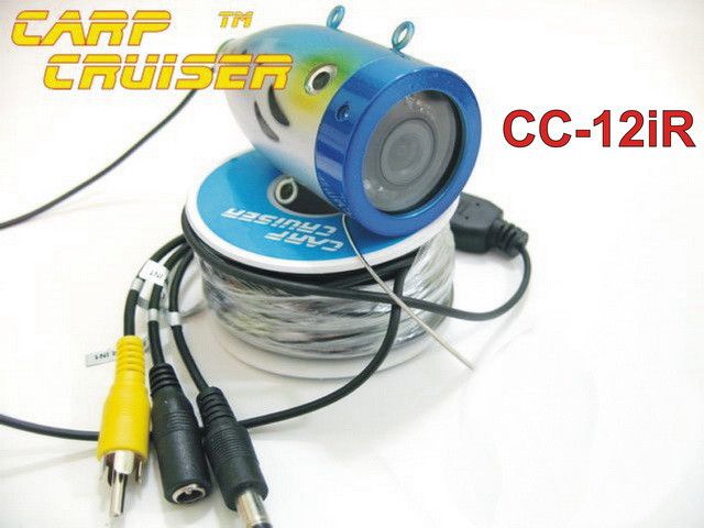 Carp Cruiser CC-12iR Подводная видеокамера без монитора для рыбалки 12 инфракрасных светодиодов, 15 м кабель CC-12iR фото