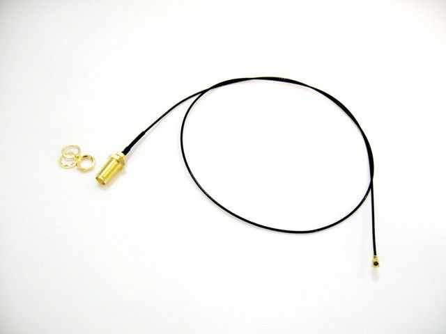 Коаксіальний кабель 30 см для антени 433 Mhz з SMA-роз'ємом для під'єднання бездротового лунота КК 30см фото